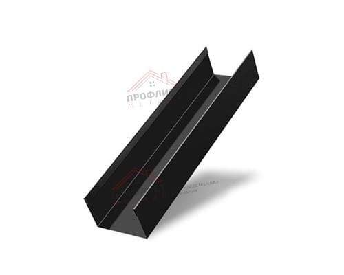Стойка жалюзи Milan,Tokyo 0,5 Quarzit Lite с пленкой RAL 9005 черный