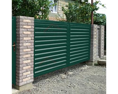 Ворота Жалюзи 2,0х3,6 RAL 6005 без заполнения Ворота Жалюзи 2,0х3,6 RAL 6005 без заполнения