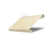 Ламель лицевая 150 жалюзи Texas 0,5 Satin с пленкой RAL 1015 светлая слоновая кость