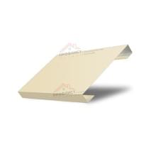 Ламель лицевая 125 Texas стартовая/финишная для калиток и ворот 0,5 Satin с пленкой RAL 1015 светлая слоновая кость Ламель лицевая 125 Texas стартовая/финишная для калиток и ворот 0,5 Satin с пленкой RAL 1015 светлая слоновая кость