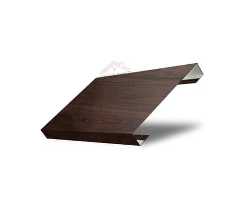 Ламель лицевая 150 Texas стартовая/финишная для калиток и ворот 0,45 Print Elite Choco Wood Ламель лицевая 150 Texas стартовая/финишная для калиток и ворот 0,45 Print Elite Choco Wood
