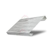 Ламель лицевая 125 жалюзи Texas 0,45 Print Elite Snow Wood