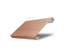 Ламель лицевая 150 жалюзи Texas 0,45 Print Elite White Wood