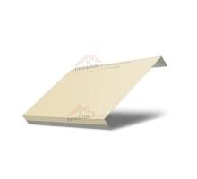 Ламель обратная 125 жалюзи Texas 0,5 Satin с пленкой RAL 1015 светлая слоновая кость