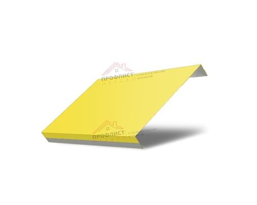 Ламель обратная 150 Texas стартовая/финишная для калиток и ворот 0,45 PE с пленкой RAL 1018 цинково-желтый