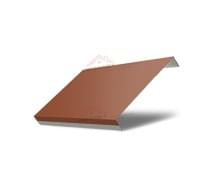 Ламель обратная 150 жалюзи Texas 0,5 Satin Мatt RAL 8004 терракота