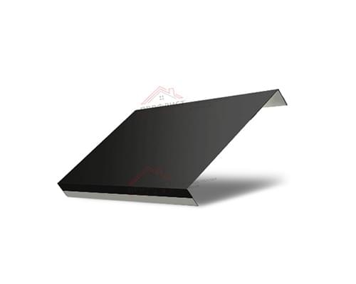 Ламель обратная 150 Texas стартовая/финишная для калиток и ворот 0,5 Velur RAL 9005 черный Ламель обратная 150 Texas стартовая/финишная для калиток и ворот 0,5 Velur RAL 9005 черный