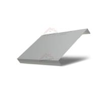 Ламель обратная 150 жалюзи Texas 0,5 Satin с пленкой RAL 9006 бело-алюминиевый