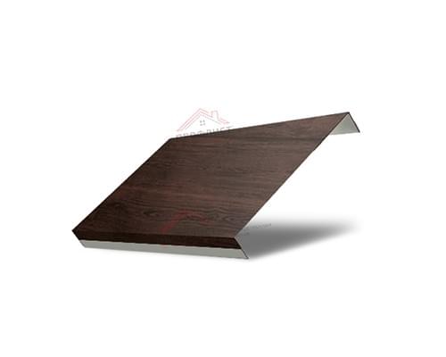 Ламель обратная 150 Texas стартовая/финишная для калиток и ворот 0,45 Print Elite Choco Wood Ламель обратная 150 Texas стартовая/финишная для калиток и ворот 0,45 Print Elite Choco Wood