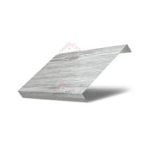 Ламель обратная 125 жалюзи Texas 0,45 Print Elite Snow Wood