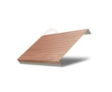 Ламель обратная 150 жалюзи Texas 0,45 Print Elite White Wood