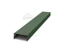 Крепежная планка нижняя Texas 0,5 Velur RAL 6020 хромовая зелень