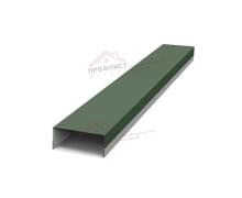 Крепежная планка верхняя Texas 0,5 GreenCoat Pural BT RR 11 темно-зеленый (RAL 6020 хромовая зелень)