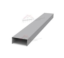 Крепежная планка нижняя Texas 0,5 Satin с пленкой RAL 7004 сигнальный серый Крепежная планка нижняя Texas 0,5 Satin с пленкой RAL 7004 сигнальный серый