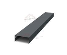 Крепежная планка нижняя Texas 0,45 Drap RAL 7016 антрацитово-серый