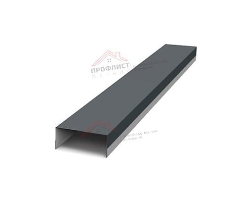 Крепежная планка верхняя Texas 0,45 Drap ST RAL 7016 антрацитово-серый