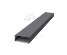 Крепежная планка нижняя Texas 0,45 Drap RAL 7024 мокрый асфальт