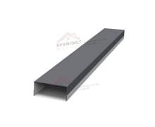 Крепежная планка верхняя Texas 0,45 Drap RAL 7024 мокрый асфальт