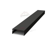 Крепежная планка нижняя Texas 0,45 Drap RAL 9005 черный