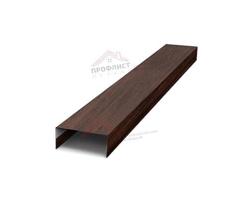 Крепежная планка нижняя Texas 0,45 Print Elite Choco Wood Крепежная планка нижняя Texas 0,45 Print Elite Choco Wood