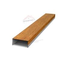 Крепежная планка верхняя Texas 0,45 Print-double Elite Golden Wood Крепежная планка верхняя Texas 0,45 Print-double Elite Golden Wood