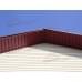 Софит металлический без перфорации 0,45 Drap с пленкой RAL 3005 красное вино