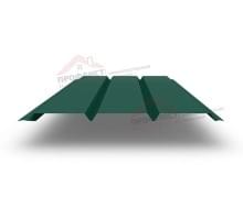 Софит металлический без перфорации 0,4 PE с пленкой RAL 6005 зеленый мох.