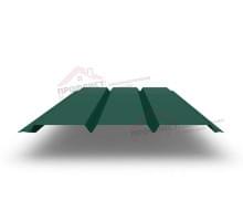 Софит металлический без перфорации 0,5 Satin с пленкой RAL 6005 зеленый мох