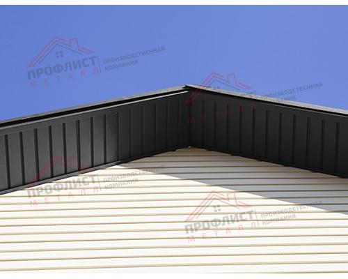 Софит металлический без перфорации 0,45 Drap ST RAL 9005 черный