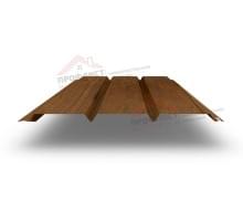 Софит металлический без перфорации 0,45 Print Elite с пленкой Antique Wood