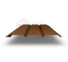 Софит металлический без перфорации 0,45 Print Elite с пленкой Antique Wood