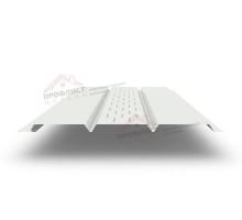 Софит металлический центральная перфорация 0,4 PE с пленкой RAL 9003 сигнальный белый