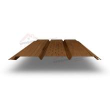 Софит металлический центральная перфорация 0,45 Print Premium с пленкой Antique Wood Софит металлический центральная перфорация 0,45 Print Premium с пленкой Antique Wood