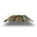 Софит металлический центральная перфорация 0,45 Print Elite с пленкой Fine Stone