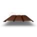 Софит металлический без перфорации 0,45 Print Elite с пленкой Choco Wood