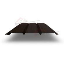 Софит металлический без перфорации 0,45 Print Elite с пленкой Coffee Wood