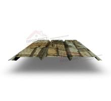 Софит металлический без перфорации 0,45 Print Elite с пленкой Fine Stone