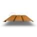 Софит металлический без перфорации 0,45 Print Elite с пленкой Golden Wood