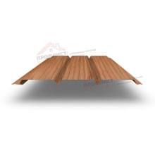 Софит металлический без перфорации 0,45 Print Elite с пленкой Honey Wood