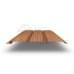 Софит металлический без перфорации 0,45 Print Elite с пленкой Honey Wood