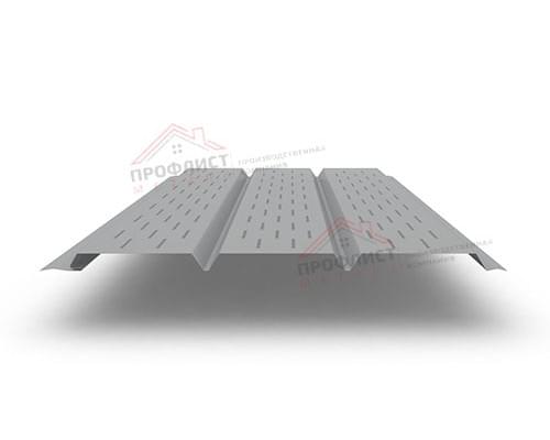 Софит металлический полная перфорация 0,4 PE с пленкой RAL 7004 сигнальный серый. Софит металлический полная перфорация 0,4 PE с пленкой RAL 7004 сигнальный серый.