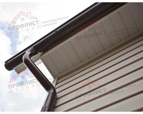 Софит металлический полная перфорация 0,5 Satin с пленкой RAL 9003 сигнальный белый.