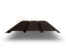 Софит металлический полная перфорация 0,45 Print Elite с пленкой Coffee Wood.