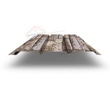 Софит металлический полная перфорация 0,45 Print Elite с пленкой Sand Stone.