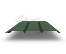 Софит металлический без перфорации 0,5 Velur с пленкой RAL 6020 хромовая зелень