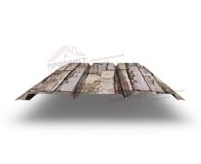Софит металлический без перфорации 0,45 Print Elite с пленкой Sand Stone