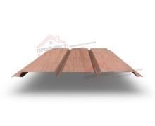 Софит металлический без перфорации 0,45 Print Elite с пленкой White Wood