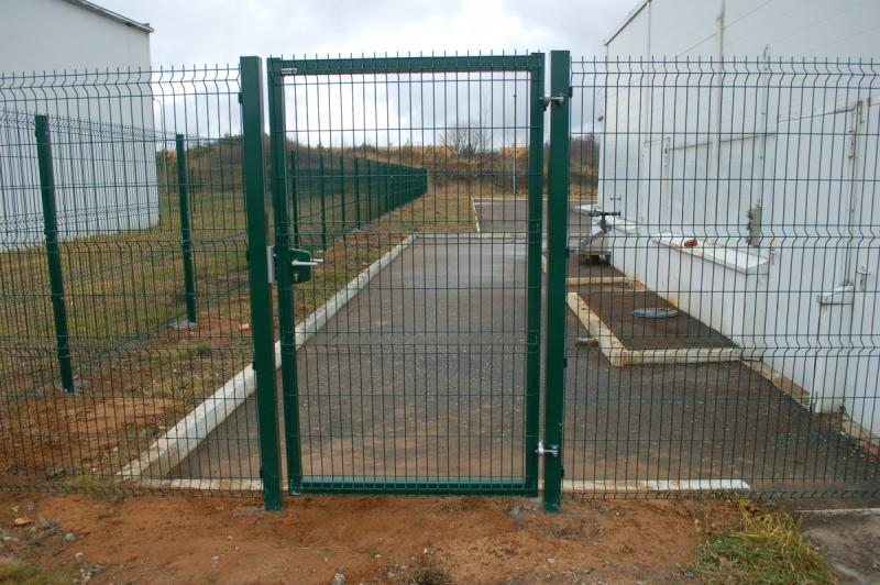 Детали каркаса калитки с врезным замком