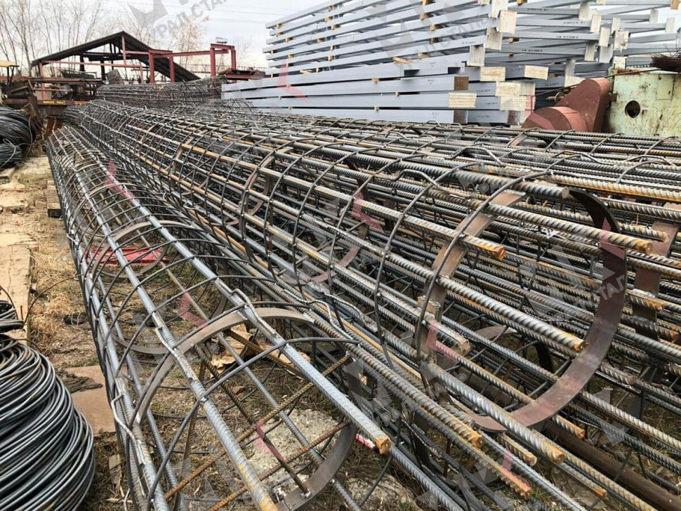 Пространственный арматурный каркас для колонны